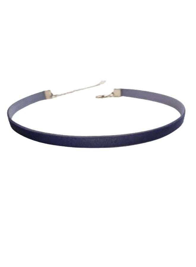 Chic Crystals Classic Velvet Choker for Girls and Woman, Birthday, Valentines Day, Halloween, Gift (Navy Blue) - Image 4