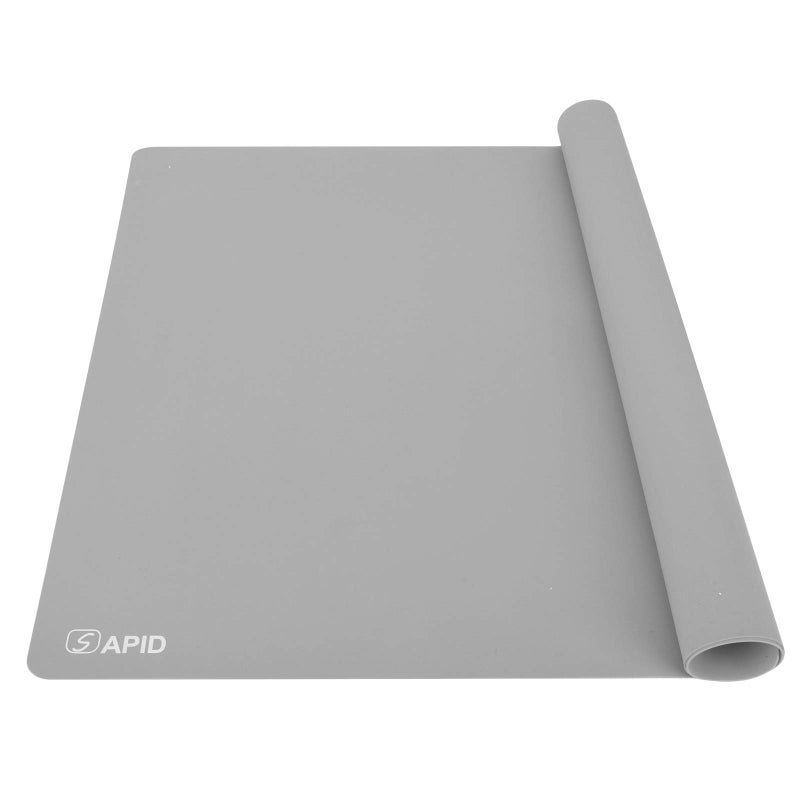 Sapid Extra Large Silicone Sheet for Crafts, Thick Silicone Jewelry Casting Mats, Nonstick Nonslip Silicon Mat for Epoxy Resin, Art Painting, Heat- Resistance Counter Mat (20"Ã—27.9", Gray) - Image 1