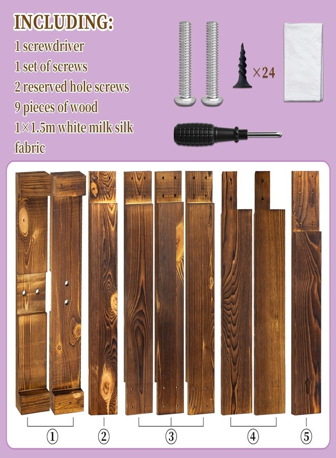 GOSR 71 Inch Extra Large Wood Standing Cross, Adjustable to Multiple Heights for Wall Cross Decorations, Suitable for Parties, Weddings, Churches, Easter and Christmas Holiday Celebrations - Image 2