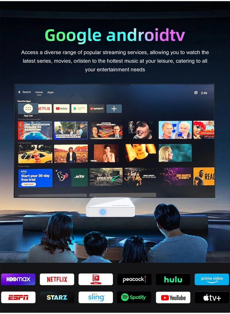 Android 14 Streaming TV Box Wifi 6 1000M Smart 8K 4K Home theater Allwinner H313 Quad Core Netflix Bluetooth Chromecast - Image 5