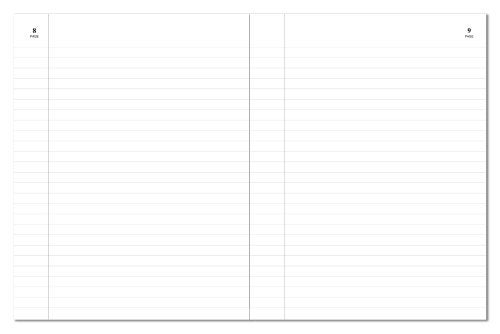 BookFactory Exam Blue Books Blue Exams Book Testbook (5 Pack) Ruled Format - 8.5'' x 11'' - 16 Numbered Pages Saddle Stitched (Made in USA) - Image 3