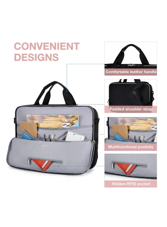 باج سمارت BAGSMART Black Falco Office Briefcase