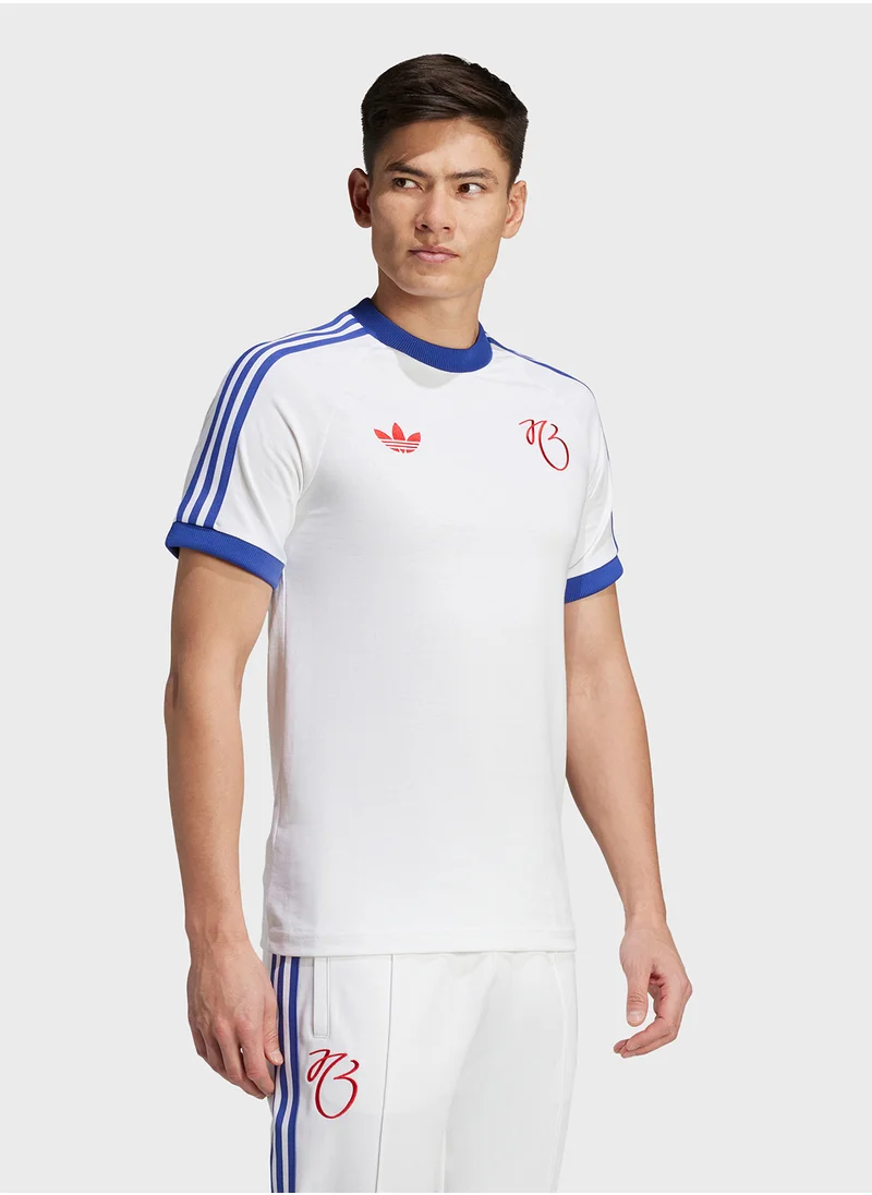 Adidas 3 Stripes Logo T-Shirt