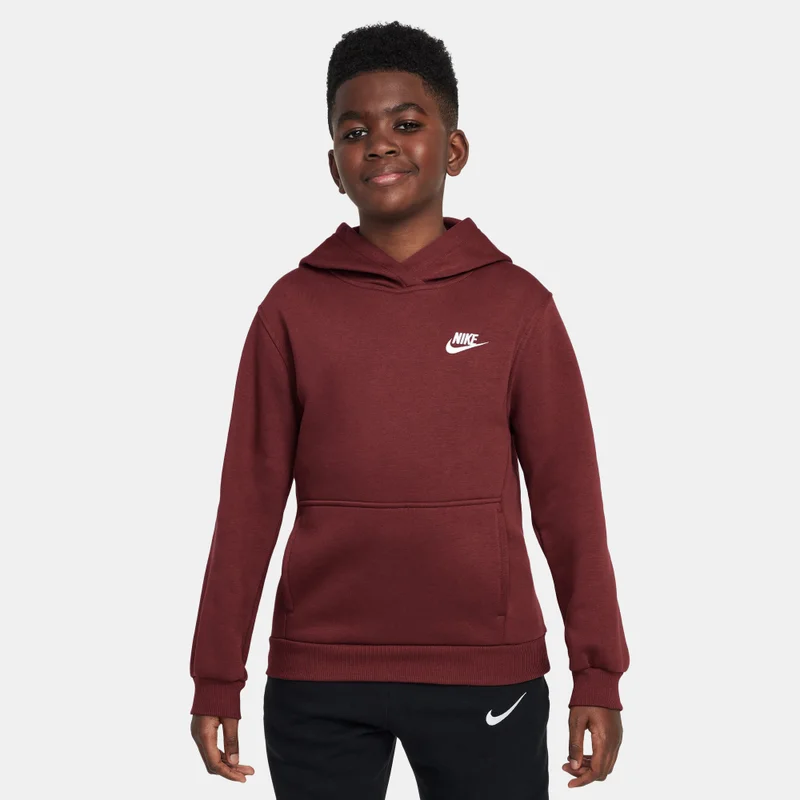 نايكي Kids' Sportswear Club Fleece Hoodie