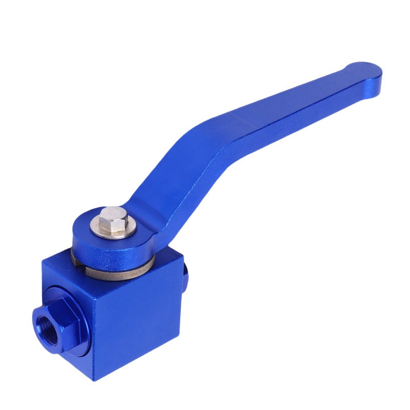 Brake Line Lock Shut Off Valve 1/8in NPT Accurate Locking For Enhanced Safety - Aluminum Brake Fitting Lock Valve for Automotive Fuel Flow Control Systems - Image 1
