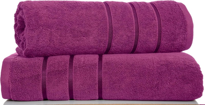 Bliss Casa Bath Sheet (2 Pack) — 80x160 cm 100% Cotton Bath Sheets, Ultra-Soft & Highly Absorbent – Quick-Dry, Hotel-Quality & Durable - Image 4