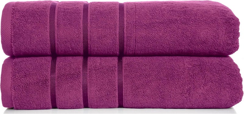Bliss Casa Bath Sheet (2 Pack) — 80x160 cm 100% Cotton Bath Sheets, Ultra-Soft & Highly Absorbent – Quick-Dry, Hotel-Quality & Durable - Image 1