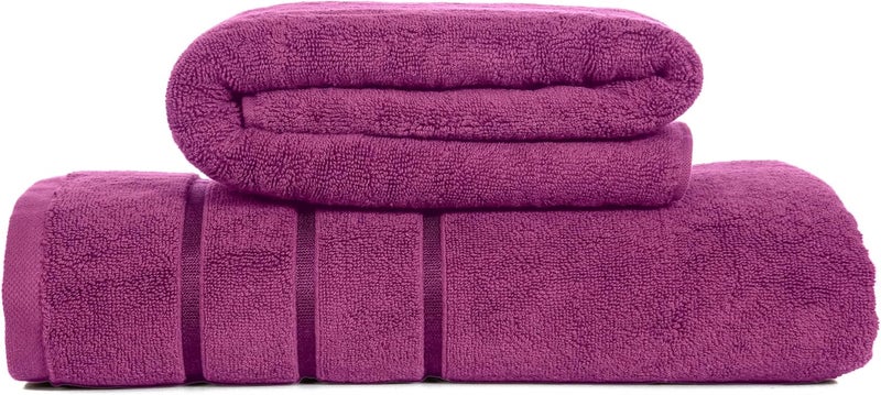 Bliss Casa Bath Sheet (2 Pack) — 80x160 cm 100% Cotton Bath Sheets, Ultra-Soft & Highly Absorbent – Quick-Dry, Hotel-Quality & Durable - Image 3