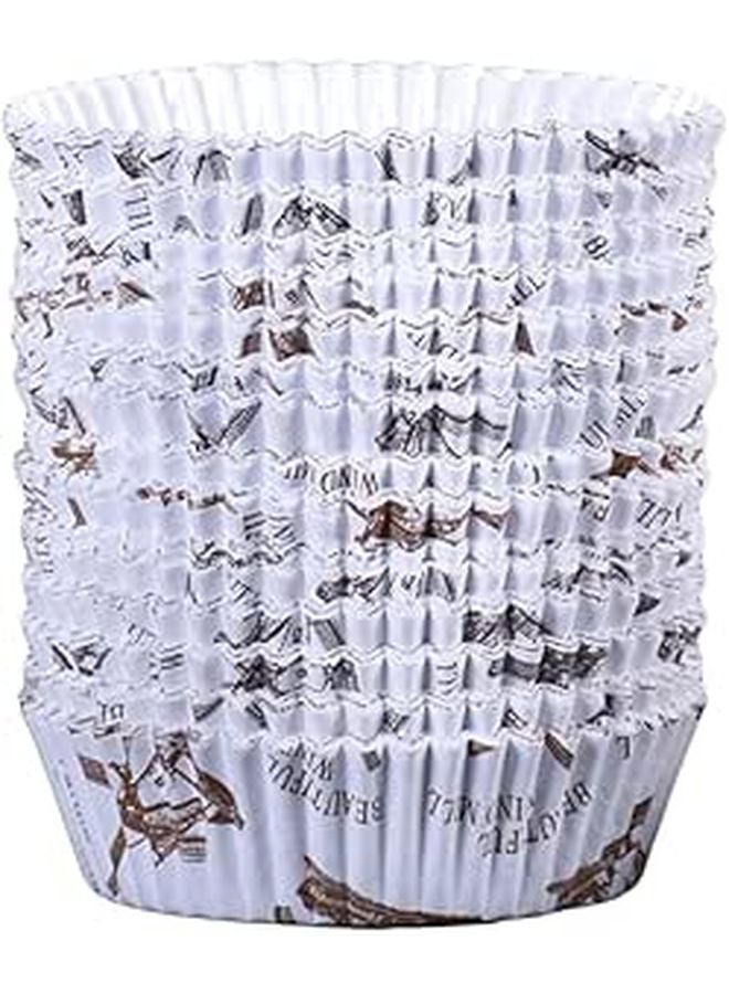 Heat Resistant Round Cupcake Liners Grease Proof Baking Paper Cups 300pcs - Image 1