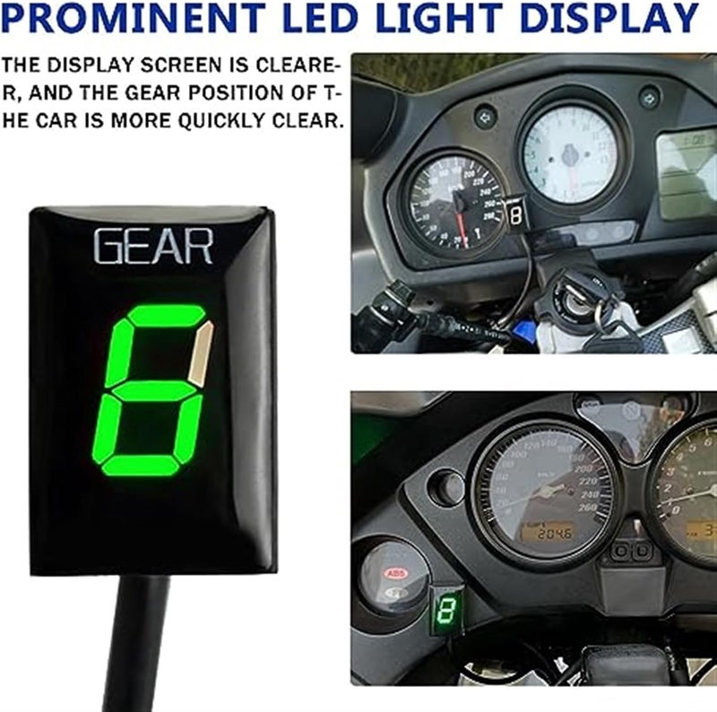 Wivplex Motorcycle 1-6 Gear Indicator - Image 3