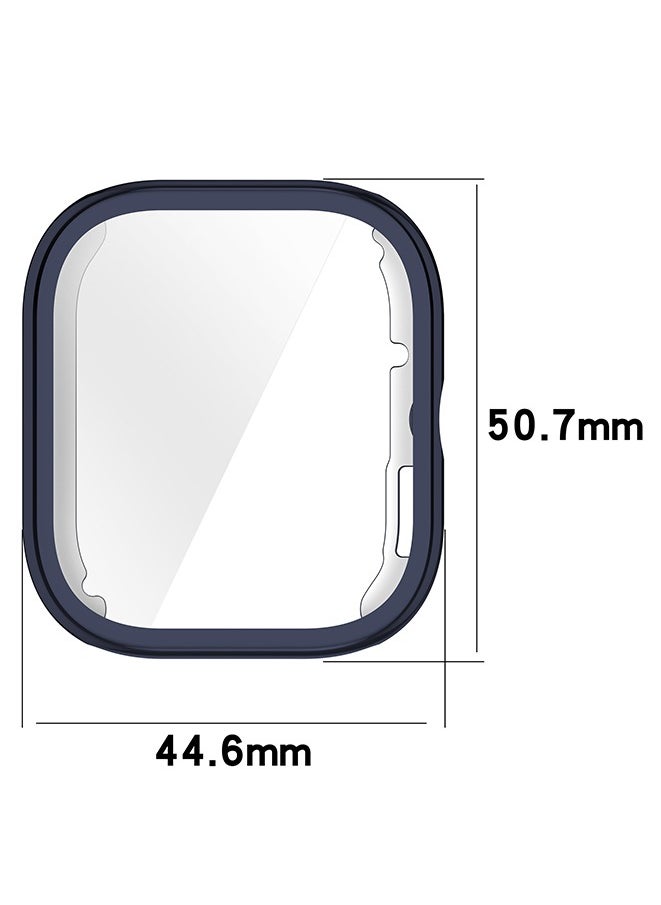 Generic Xiaomi Redmi Watch 5 Smart Watch Replacement Protective Cover, All Inclusive Plating Protective Frame,TPU + Tempered Glass Protector Case for Redmi Watch 5 (Black)  - Image 3