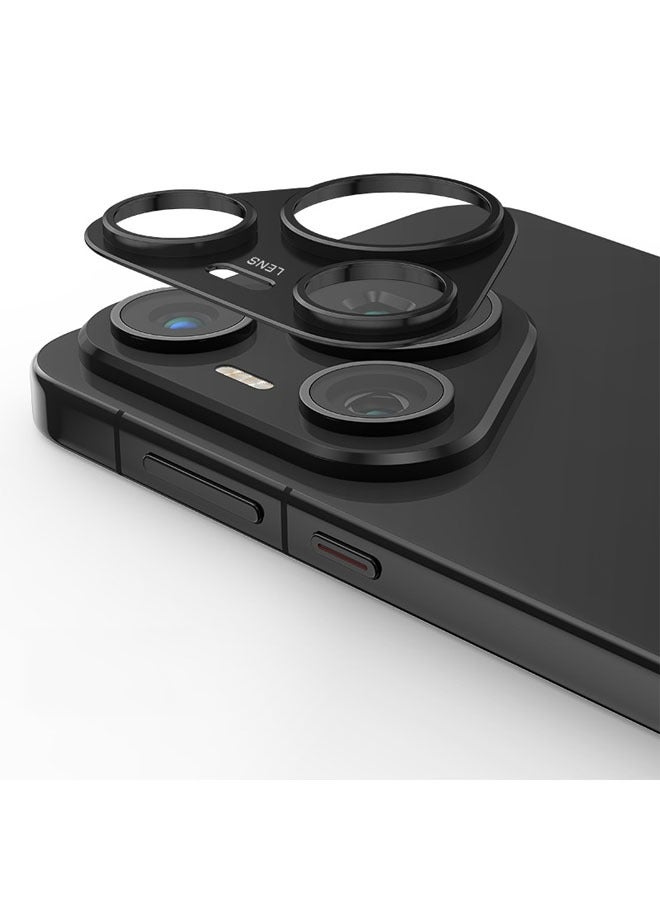 عام 【2 قطعة】 حماية الكاميرا لـ Huawei Pura 70، إطار ألومنيوم بشكل الكاميرا، مشبك حلقي مطفي من المعدن للعدسة - Image 1