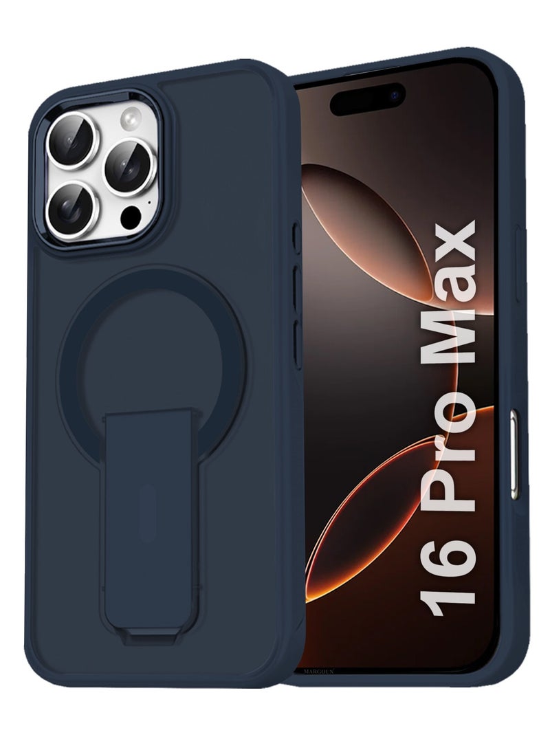 CATANES ( for iPhone 16 Pro Max ) Case Magnetic Kickstand Cover with Screen Camera Protection Support Wireless Charging Cover - Image 2