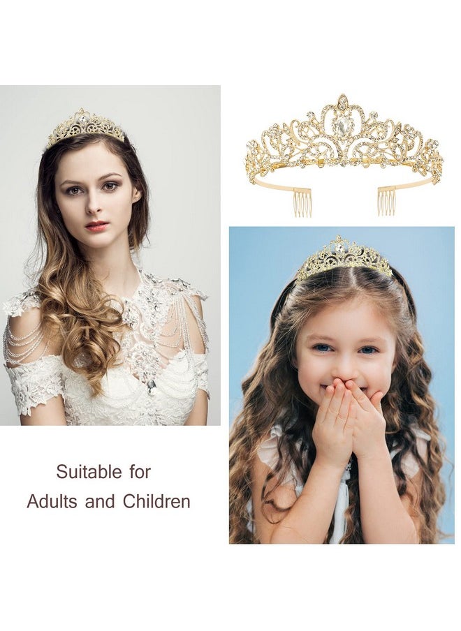 Velscrun Tiara for Women Birthday, Happy Birthday Tiara and Sash Set, Birthday Crowns for Women, Birthday Tiara for Women with Rhinestone, Tiaras and Crowns for Women with Combs, Birthday Girl Sash  - Image 3