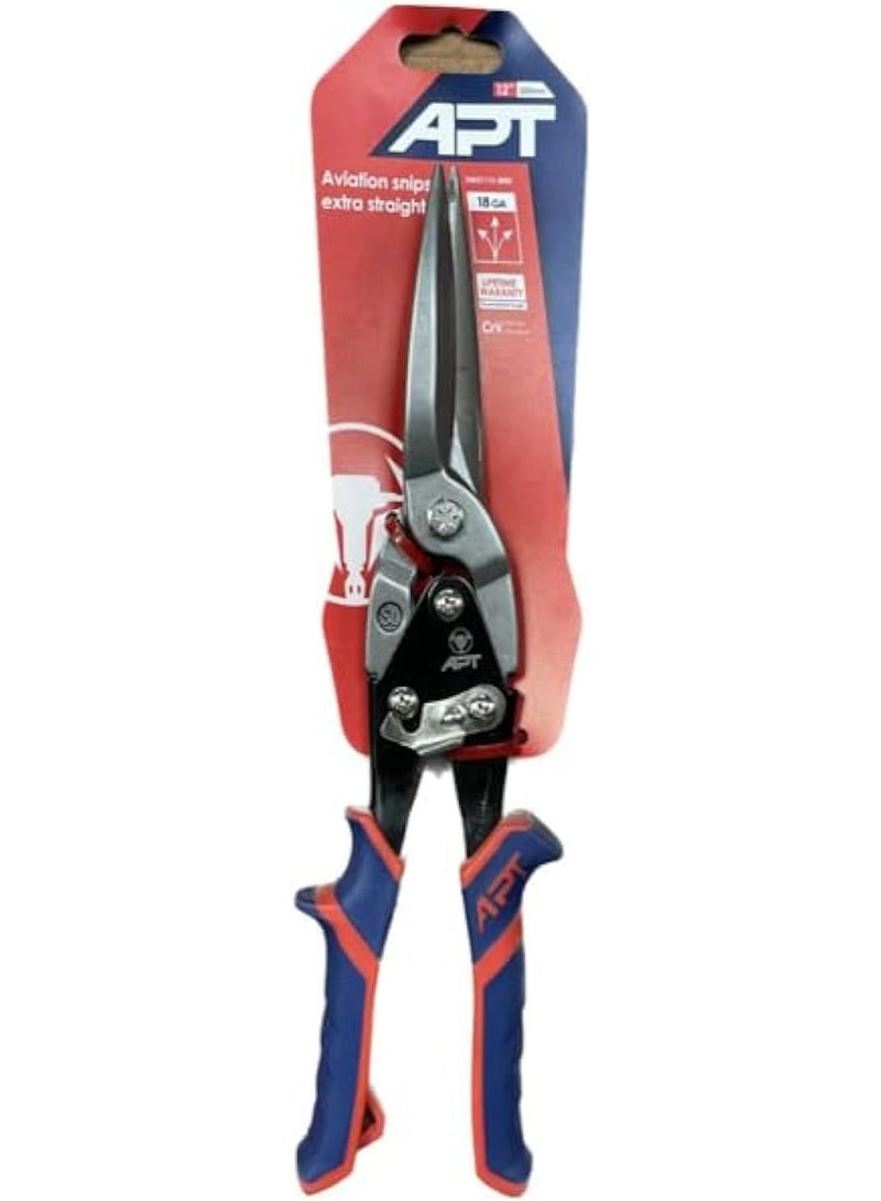 APT Extra Straight Aviation Snips, 300 mm Size