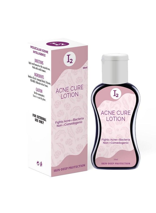 I2cure Acne Cure Lotion For Acne Prone Skin ; Acne Marksdark Spots & Acne Scars Removal Serum;For Men And Women ; 20Ml  - Image 3