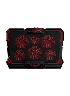 Generic 17inch Gaming Laptop Cooler Six Fan Two USB Port 2600RPM Laptop Cooling Pad Notebook Stand for Laptop （without screen)  - Image 1