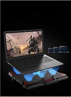 Generic 17inch Gaming Laptop Cooler Six Fan Two USB Port 2600RPM Laptop Cooling Pad Notebook Stand for Laptop （without screen)  - Image 2