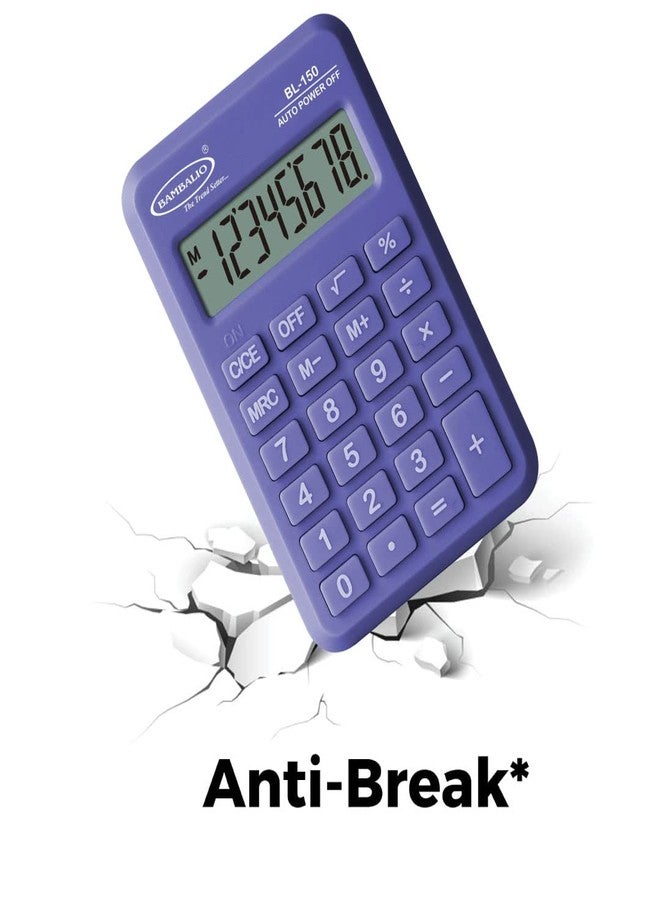 Bambalio 8 Digits BL-150 Pocket Size Electronic Calculator 3 Years Warranty. (Purple) - Image 3