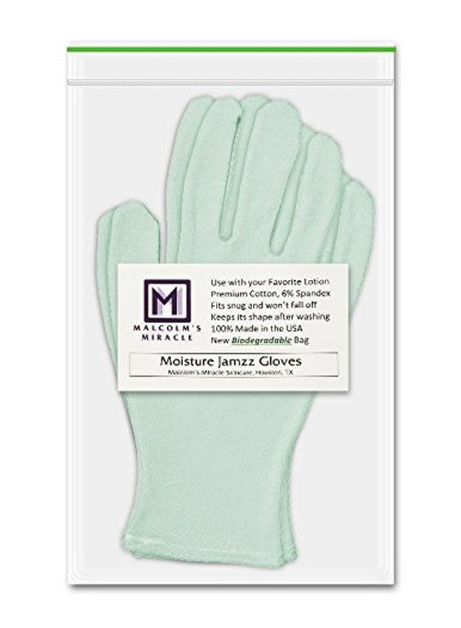 Malcolm's Miracle Moisturizing Gloves Made in The USA Green (Medium) - Image 5