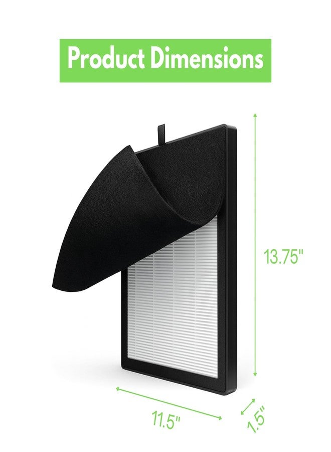 نيسبيرا فلتر كربوني HEPA بديل 3 في 1 من نيسبيرا أيريو-300 لجهاز تنقية الهواء زيجما أيريو-300 الذكي الأصلي، عبوة واحدة - Image 2