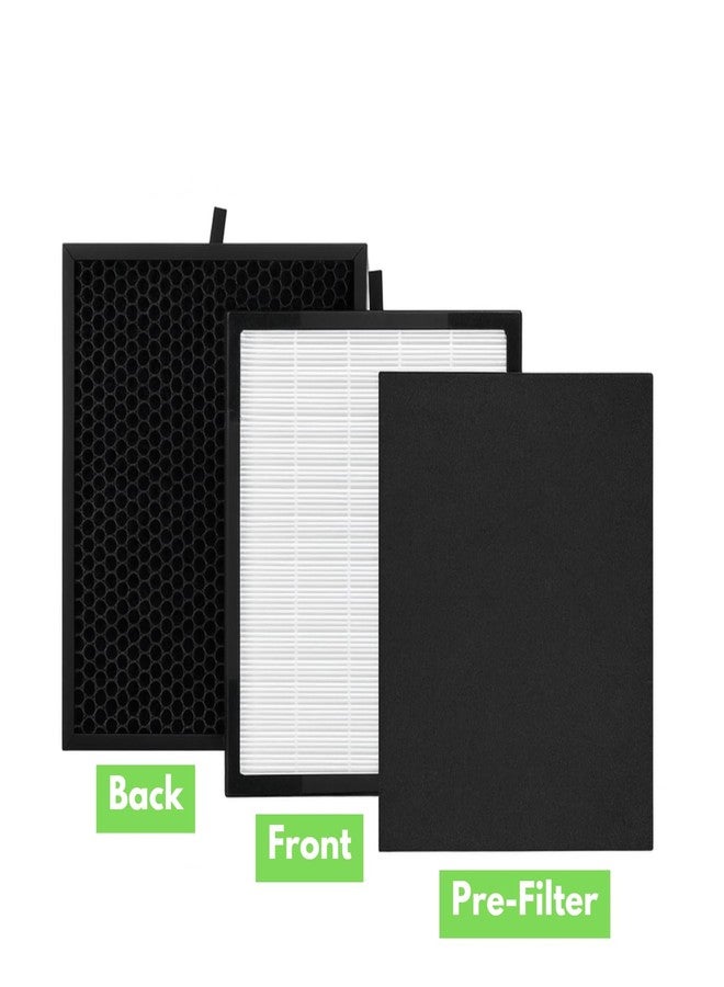 نيسبيرا فلتر كربوني HEPA بديل 3 في 1 من نيسبيرا أيريو-300 لجهاز تنقية الهواء زيجما أيريو-300 الذكي الأصلي، عبوة واحدة - Image 3