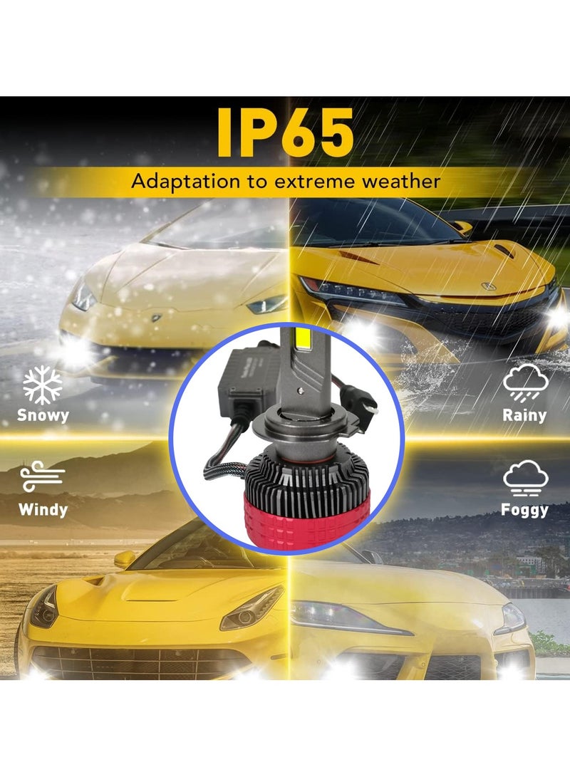 Roca Tesla Plus H7 125W Ultra High Lumen LED Car Headlight Bulbs - Ultimate Night Driving Solution  - Image 5