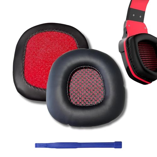 Street27® Replacement Earpad Cushions Compatible with Boat Rockerz 510 Headphones, Earpads with Softer Protein Leather, High-Density Memory Foam Ear Pads - Image 1