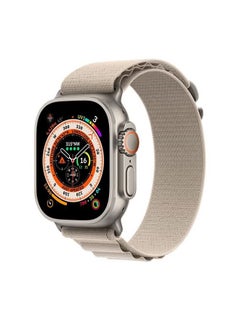 vesus apple Watch Alpine Loop Band 49mm/45mm/44mm Nylon Woven Sport Strap Compatible with iwatch Series 8/ultra/7/SE/6/5/4/3/2/1 White  - Image 2