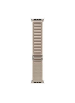 vesus apple Watch Alpine Loop Band 49mm/45mm/44mm Nylon Woven Sport Strap Compatible with iwatch Series 8/ultra/7/SE/6/5/4/3/2/1 White  - Image 3