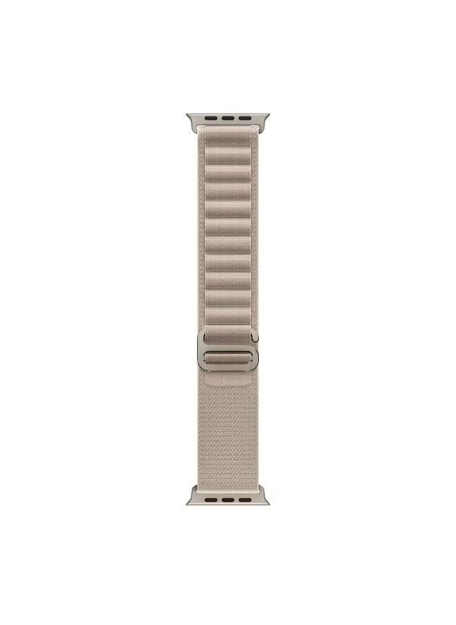 vesus - apple Watch Alpine Loop Band 49mm/45mm/44mm Nylon Woven Sport Strap Compatible with iwatch Series 8/ultra/7/SE/6/5/4/3/2/1 White - Image 1