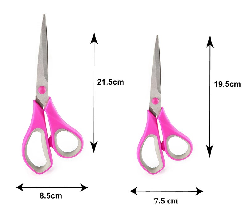 Petals General All Purpose Large Scissors (2-Pieces, Pink), Standard - Image 3