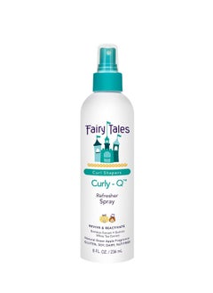 Fairy Tales Curly-Q Curl Refresher for Kids - Lightweight Spray to Define Curls, Add Bounce and Reduce Frizz - 8oz