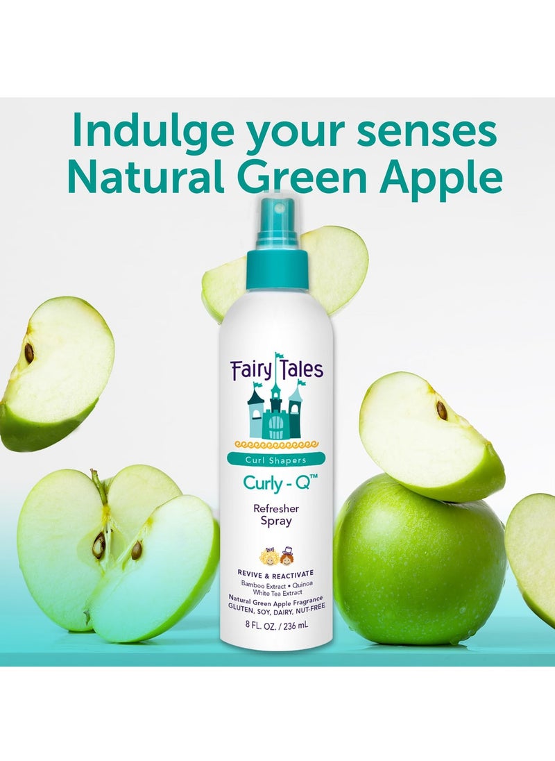 Fairy Tales Fairy Tales Curly-Q Curl Refresher for Kids - Lightweight Spray to Define Curls, Add Bounce and Reduce Frizz - 8oz  - Image 2