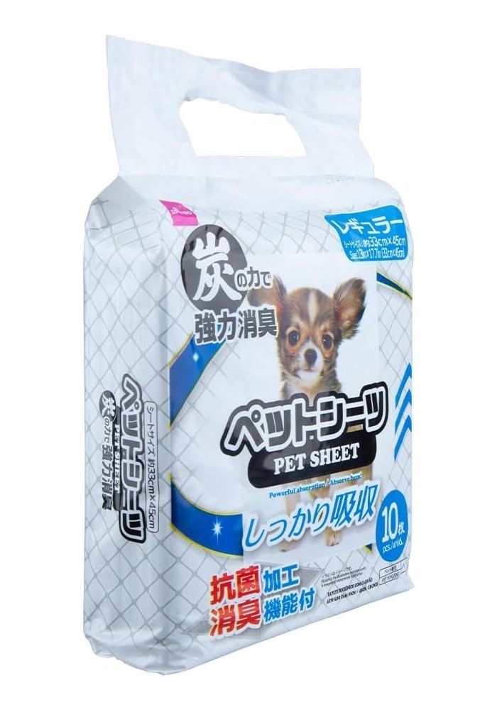 Daiso Pet Absorbent Pee Sheets for Dogs – 10pcs Training Pads (33 x 45 cm) - Image 3