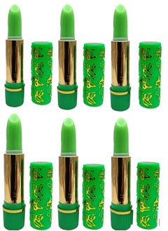 Sasha 6 Pcs Magic Lipstick Green  - Image 1