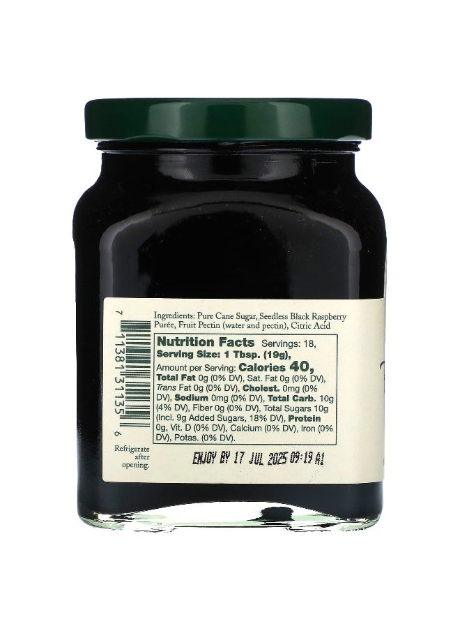 Stonewall Kitchen Stonewall Kitchen, Seedless Black Raspberry Jam, 12.25 oz (347 g)  - Image 2