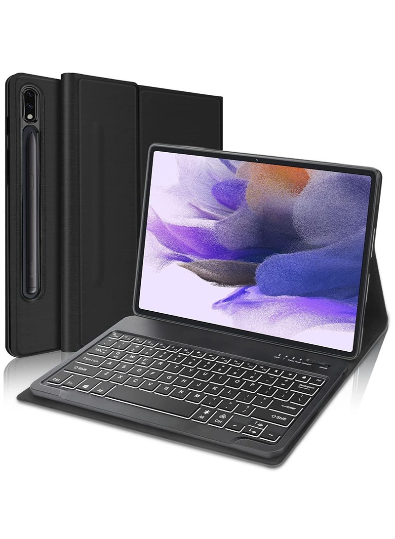 Samsung Galaxy Tab S7 FE Backlit Keyboard Case 12.4 inch 2021 - Image 1