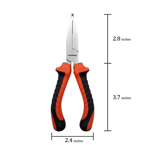 VANTRONIK Fuse Puller Relay Puller Tool Extractor For Flat Blade Square Automotive Jcase Box Shaped Fuse or Relay in a vehicle, car, RV or boat, Insulated Handles, 6.5 inches long - Image 2