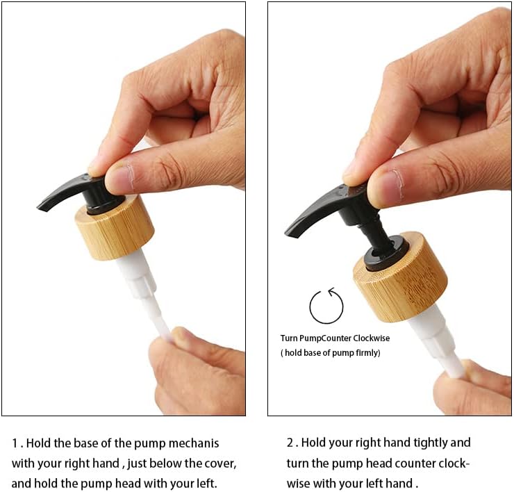 Aeakey Glass Lotion Dispenser,Refillable Matte Black Hand Lotion Dispenser Suitable for Bedroom,Body or Hand Lotion Bottle Rustic Bedroom Decor - Image 5