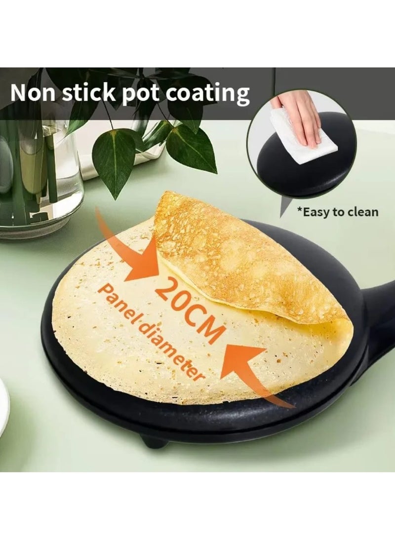 Disine Regina - Electric Crepe Maker 900W Non-Stick Surface to Prepare Crepes and Pancakes Easily at Home - Image 1