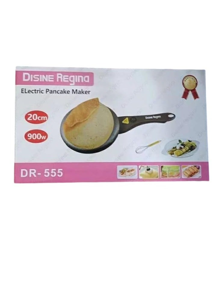 Disine Regina - Electric Crepe Maker 900W Non-Stick Surface to Prepare Crepes and Pancakes Easily at Home - Image 1