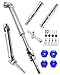 hopsupRC Stainless Steel Rear Drive Shaft CVD Front Axles Upgrades Part for 110 Slash 2WD VXLRustler 2WD VXLStampede 2WD VXLHoss 2WD VXL Upgrades More Powerful Silver - Image 2