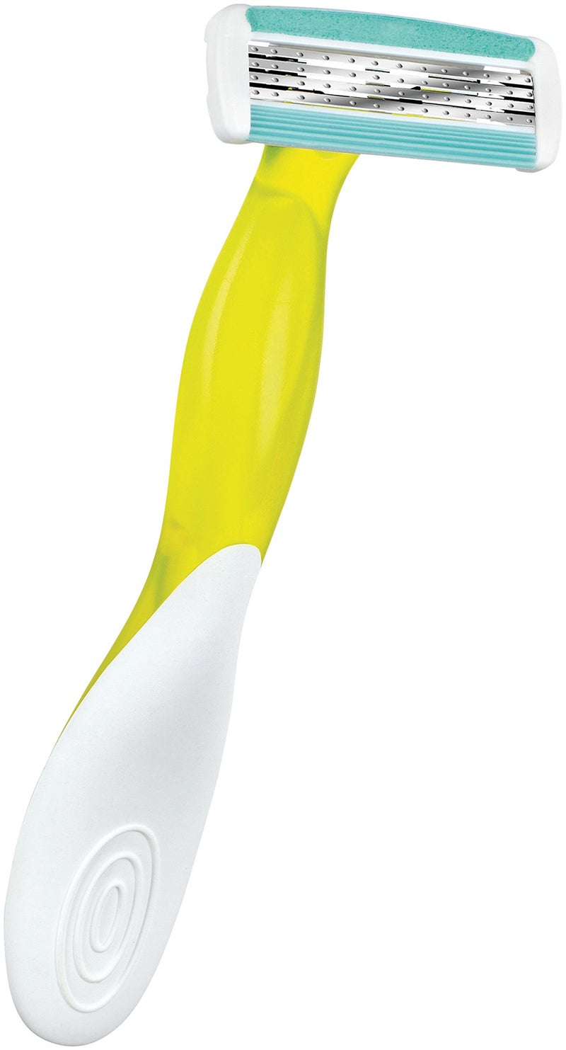 BIC Soleil Bella Colours 4-Blade Lady Razors - Pack of 3 - Spring Mounted Blades with Pivoting Head for Ultra Smooth Shave - Image 4