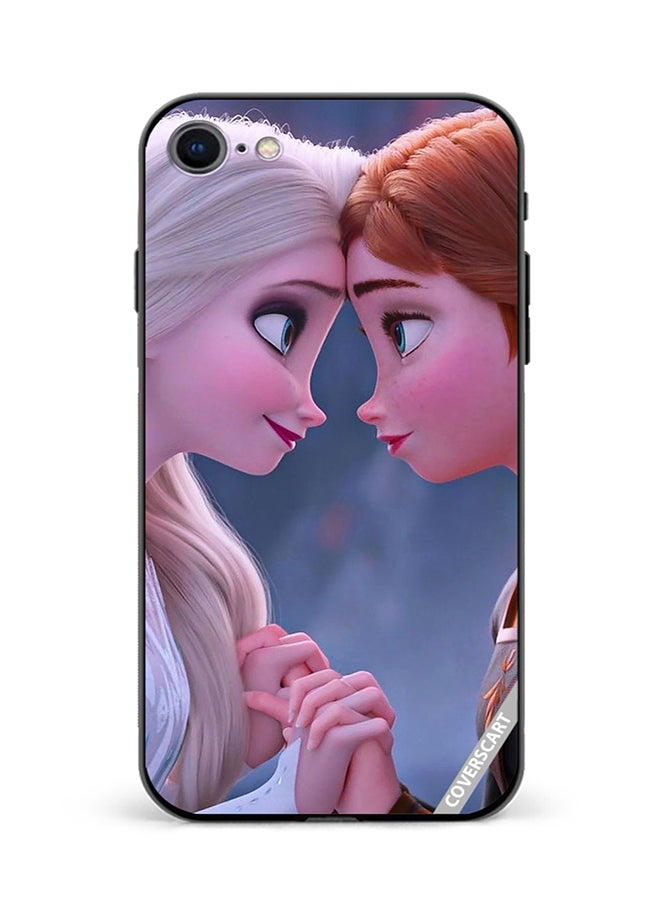 COVERSCART Protective Case Cover For Apple iPhone SE 2020 Girls Design Multicolour