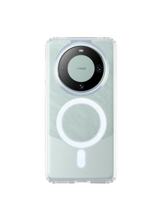 erorex - For Huawei Mate 60 Pro / Pro+ MagSafe Clear Acrylic PC +TPU Phone Case(Transparent) - Image 1