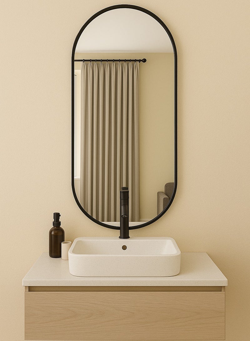 Glass Corner 60*120 Capsule - Black - Image 2