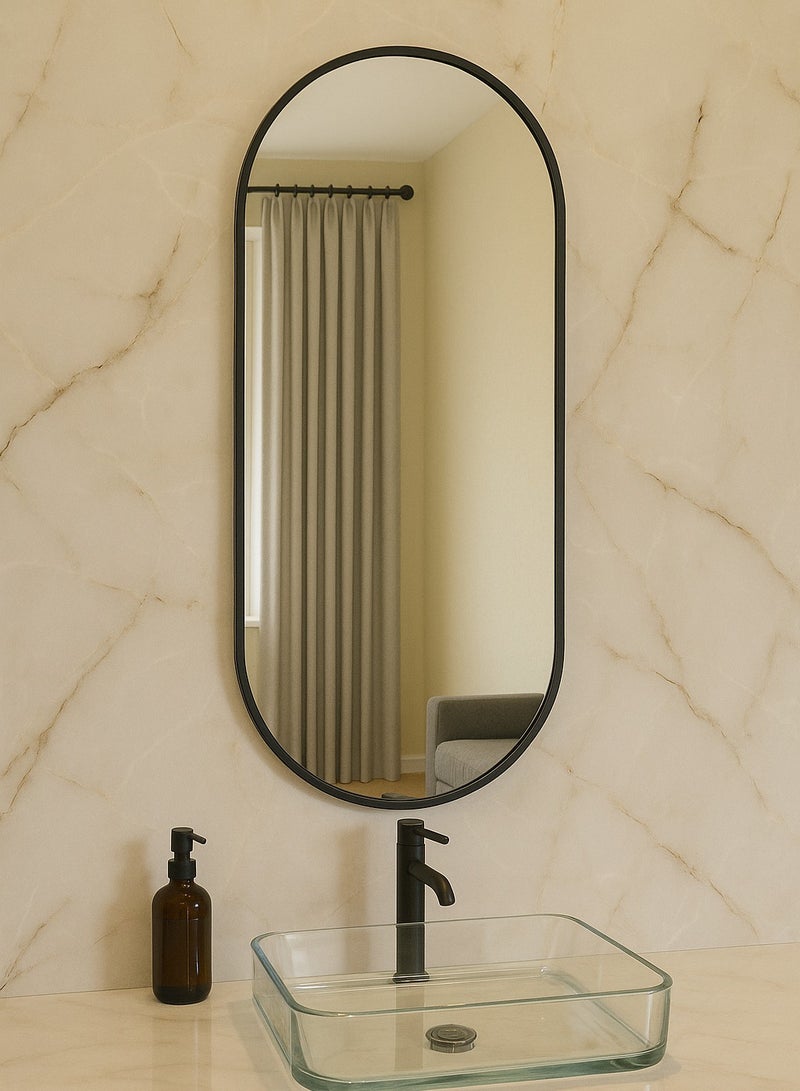 Glass Corner 60*120 Capsule - Black - Image 3