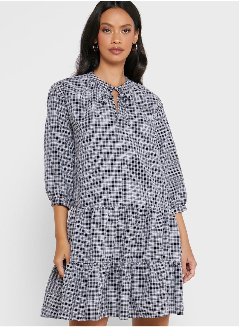 Tie Neck Smock Dress - pzsku/ZA2139D3A9D7CA31F7F2EZ/45/_/1698991888/da9c20b2-6fb7-4529-b73e-7966ad887351