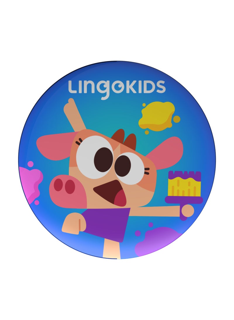 StoryPhones StoryShields | Early Learning Shield, Sing and Dance, Collectible & Swappable, To be Used w/ StoryPhones Headphones - LingoKids Songs: Learn Art and Music with Cowy - Image 1
